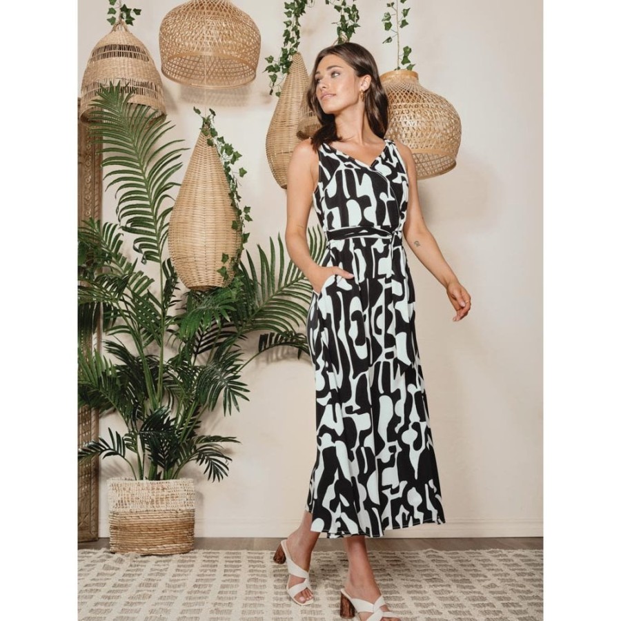 Alison Sheri Printed Midi Dress - A43353 | Dresses