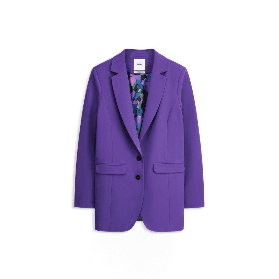 POM Amsterdam Pom French Violet Blazer - Sp7449 | Blazer