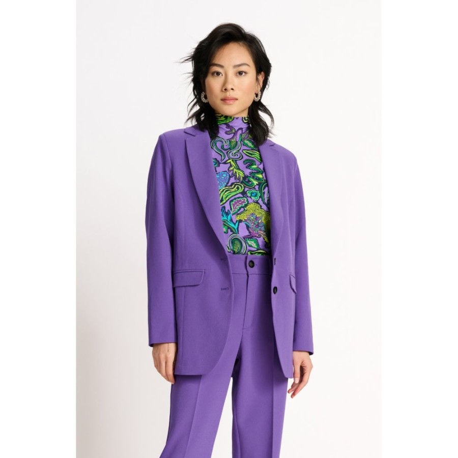 POM Amsterdam Pom French Violet Blazer - Sp7449 | Blazer