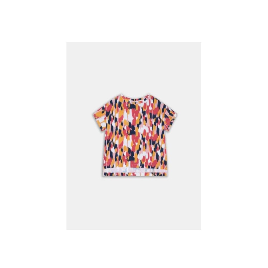 Sandwich Patterned Stroke T-Shirt - 21101992 | Tops/T-Shirts