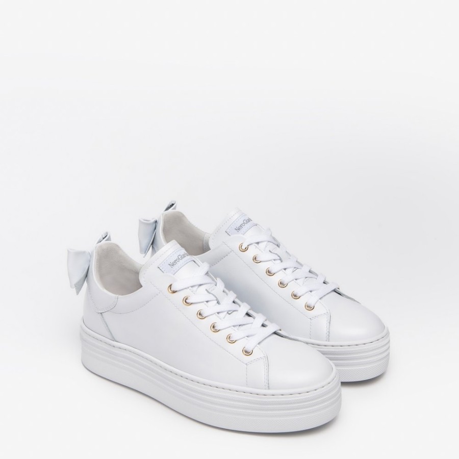 NeroGiardini Bow Flatform Trainer - 06521/ 06520 / 09965 | Trainers And High Tops