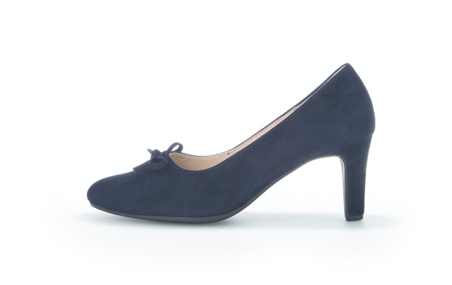 Gabor Court Heel With Bow - Elberta 91.412 | Courts