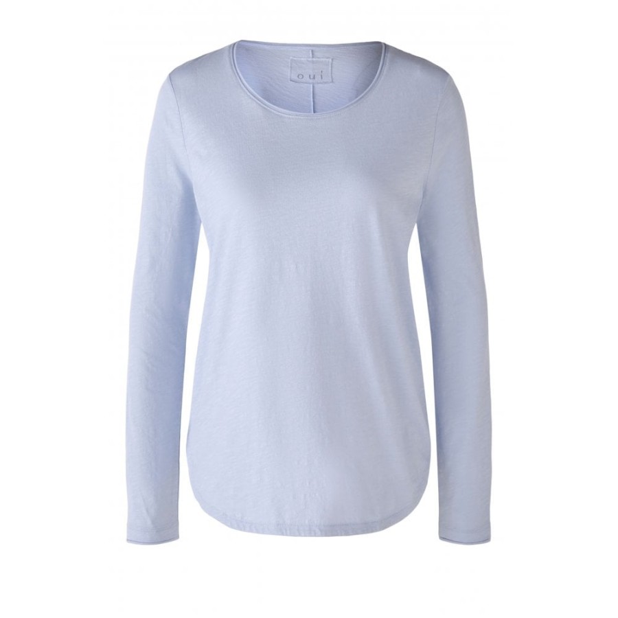 Oui Long Sleeve T-Shirt - 77978 | Tops/T-Shirts