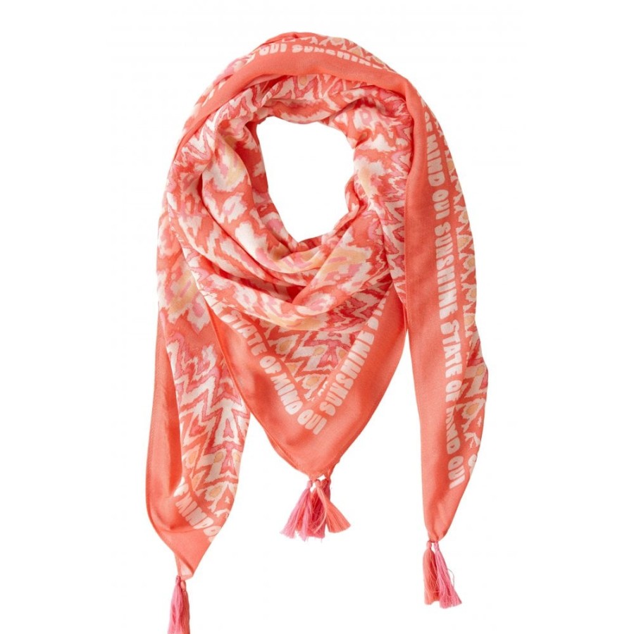 Oui Aztec Inspired Printed Scarf - 78805 | Scarves