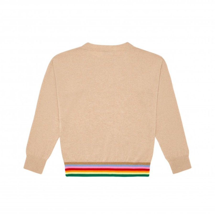 Orwell & Austen Orwell & Auten Rainbow Stripe Sweater | Cashmere