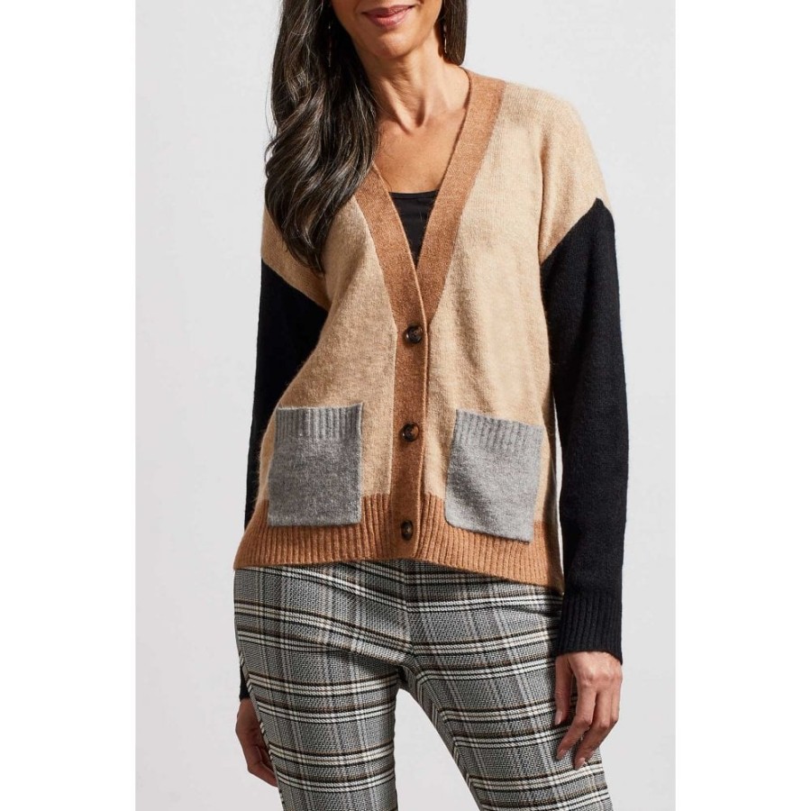 Tribal Colourblock Button Cardigan - 1488 | Cardigans