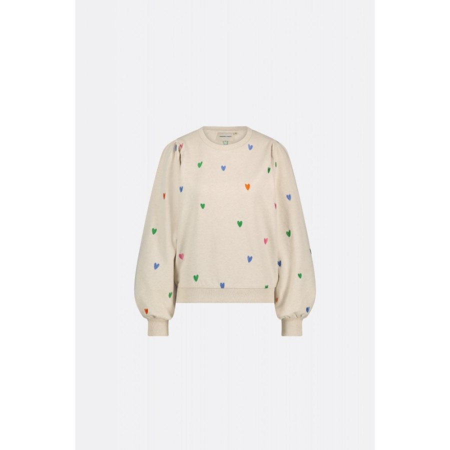 Fabienne Chapot Heart Sweatshirt - Dina | Sweaters