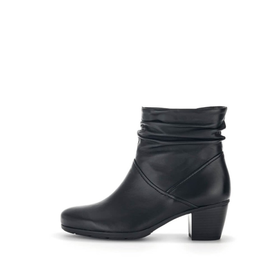 Gabor Slouchy Short Heeled Ankle Boot - Emblem 35.527 | Ankle Boots