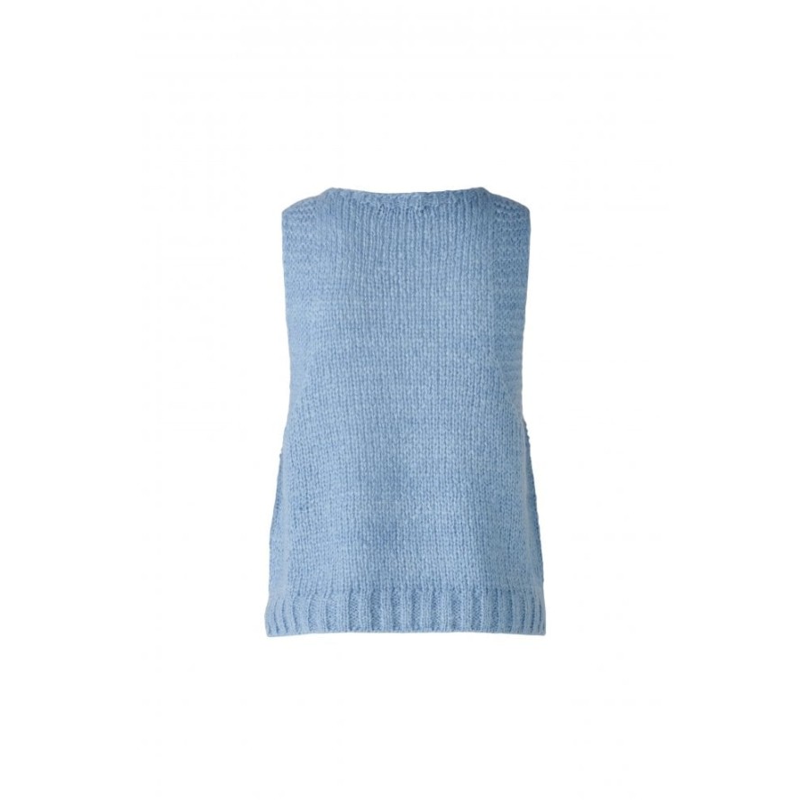 Oui Knitted Sweater Vest - 85971 | Knitwear