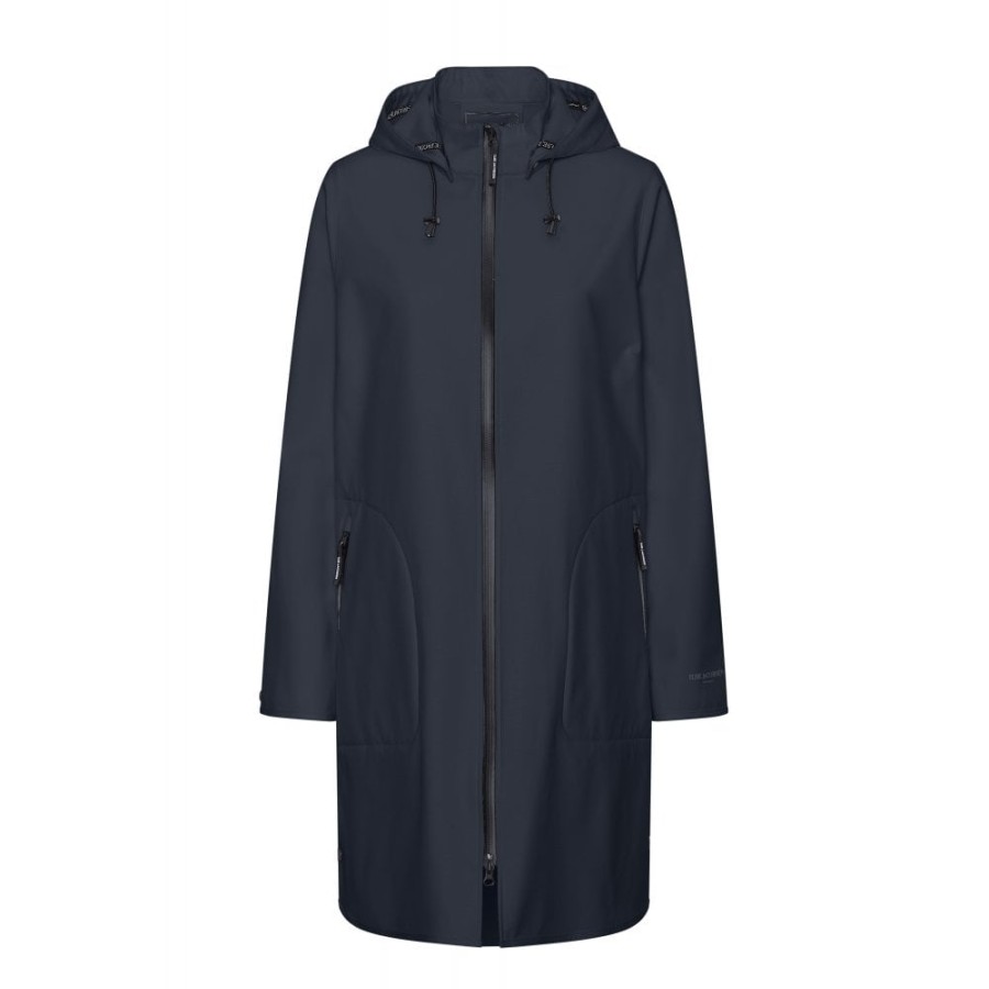 Ilse Jacobsen HORNBÆK Ilse Jacobsen Knee Length Raincoat - Rain 128 | Coats