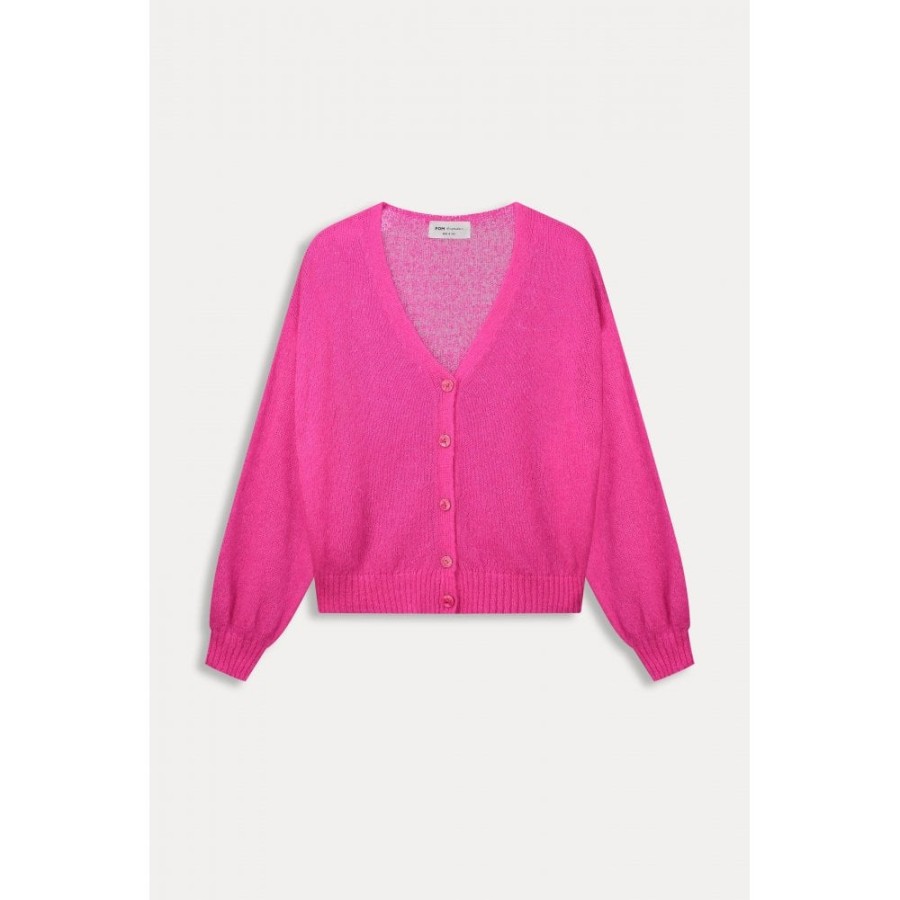 POM Amsterdam Pom Knitted Cardigan - Sp7701 | Cardigans