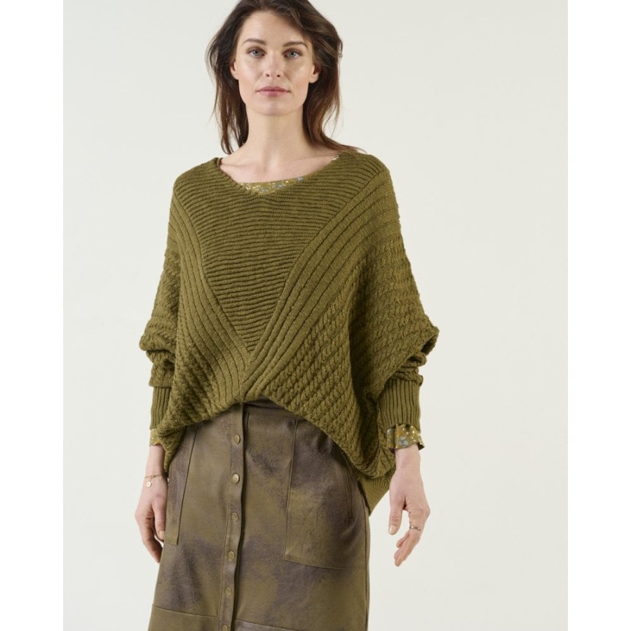 Sandwich Relaxed Sweater - 21001789 | Knitwear