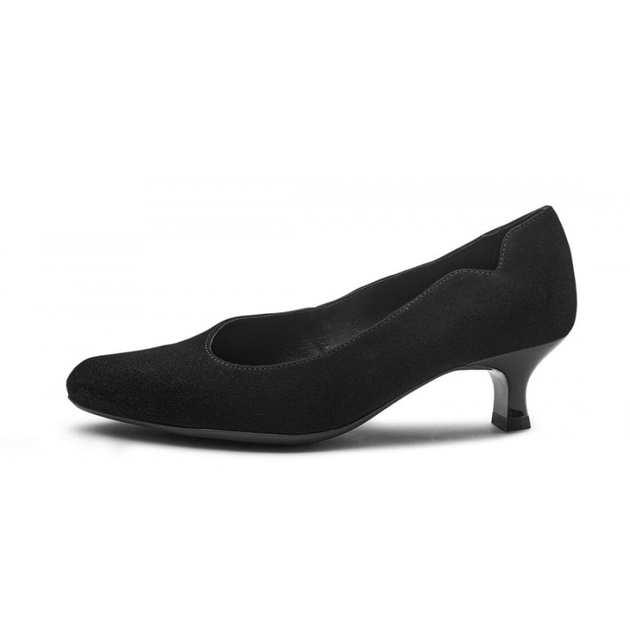 Ara Scalloped Detail Kitten Heel Court - 41408 | Courts