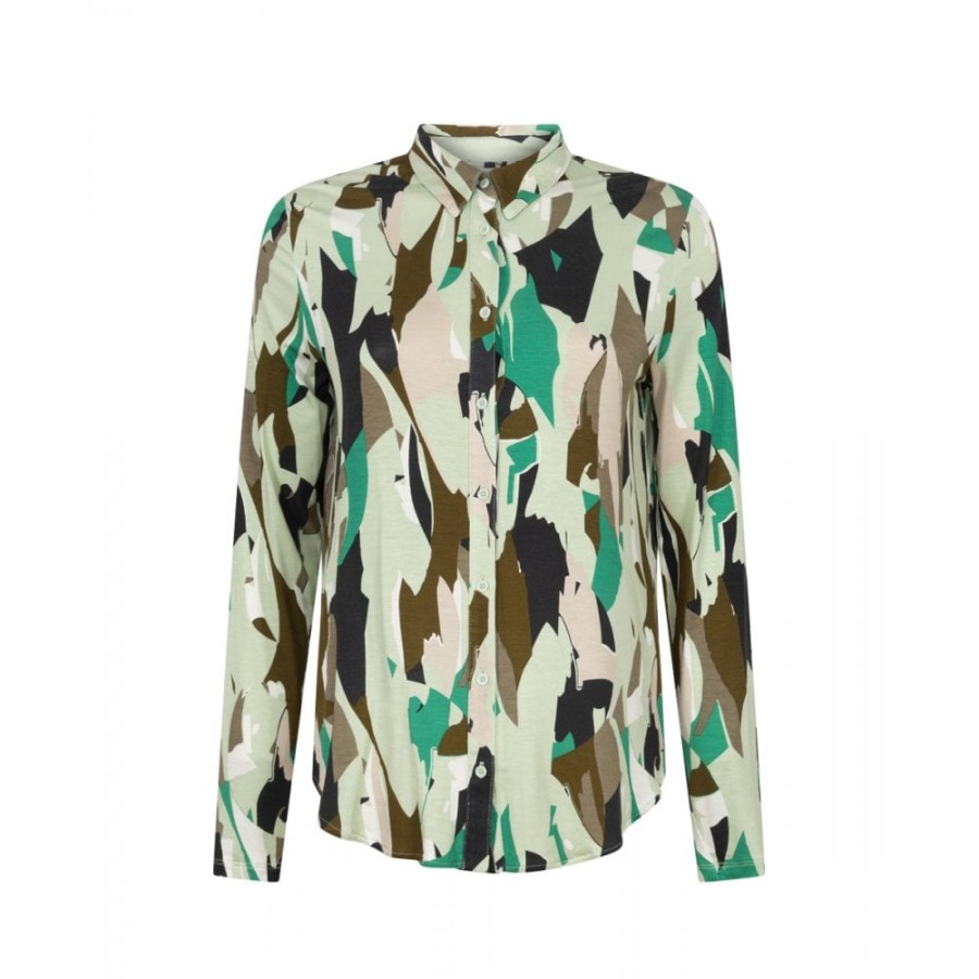 Sandwich Abstract Button Shirt - 22002051 | Shirts And Blouses