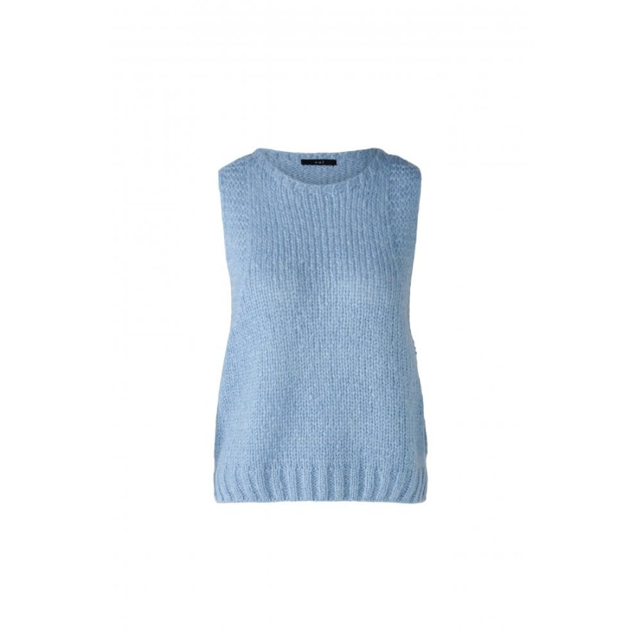 Oui Knitted Sweater Vest - 85971 | Knitwear