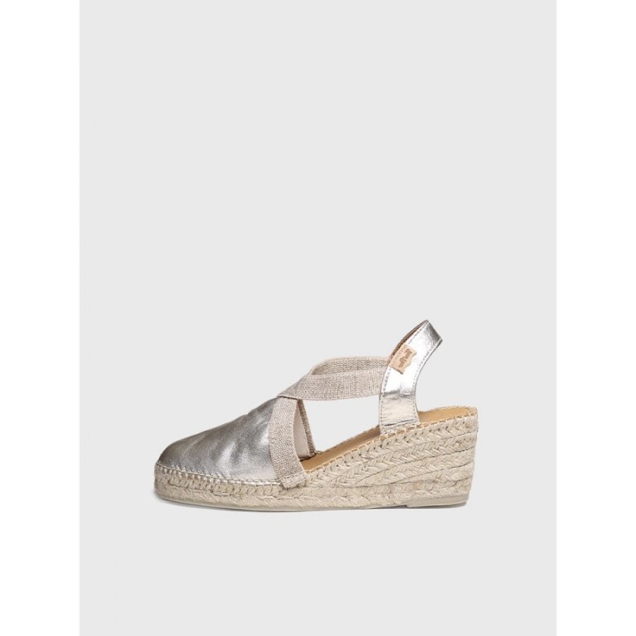 Toni Pons Metallic Wedge Espadrille - Tossa | Espadrilles